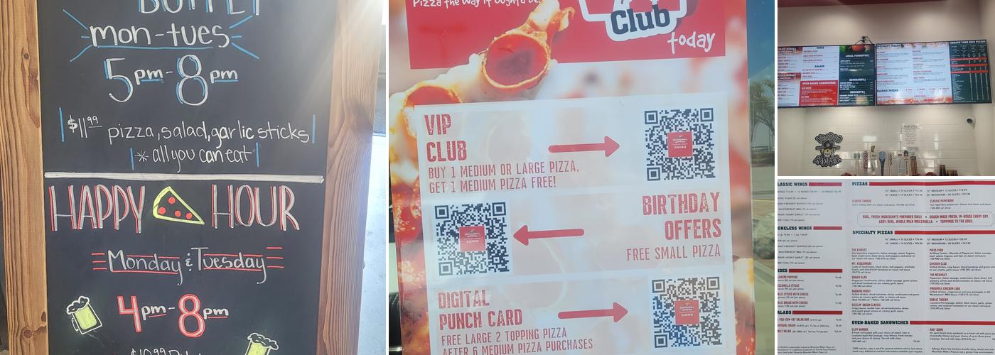 Mountain Mike's Pizza Menu