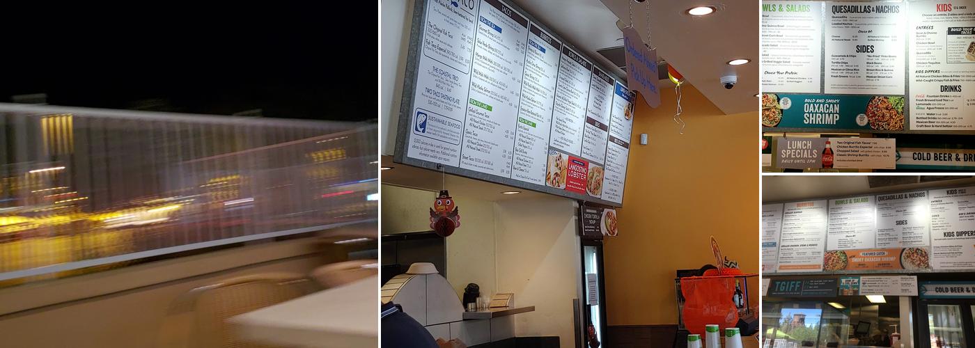 Rubio's Coastal Grill Menu