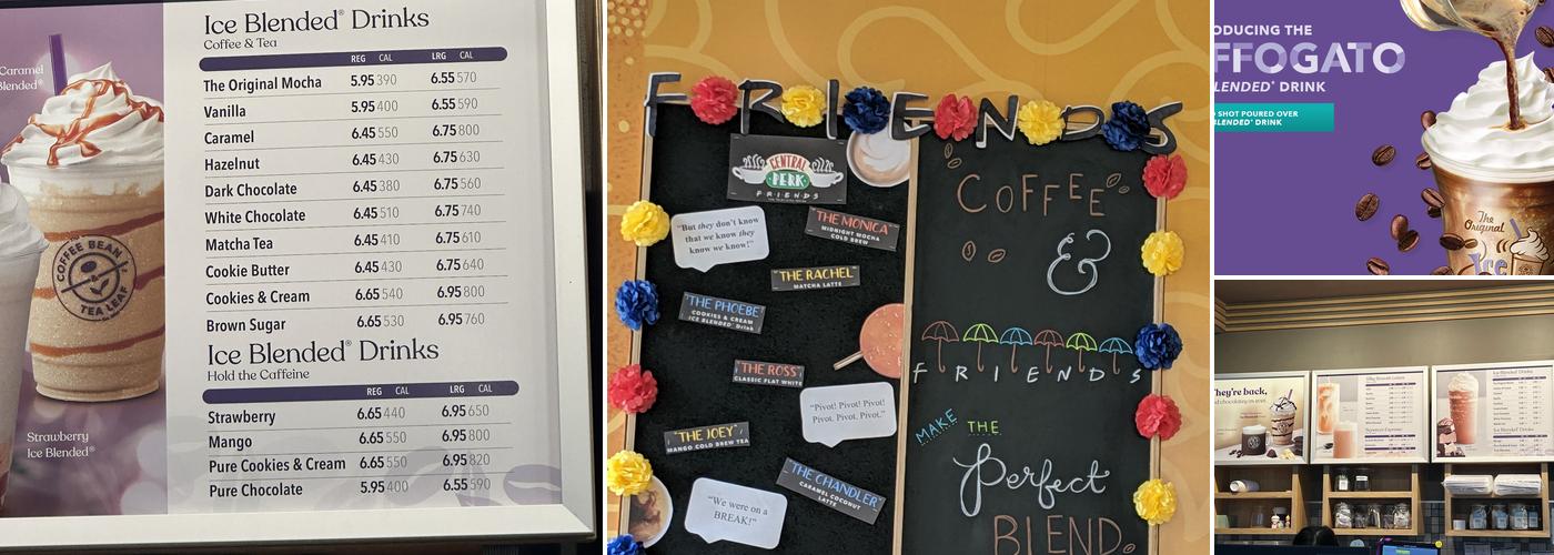 The Coffee Bean & Tea Leaf Menu