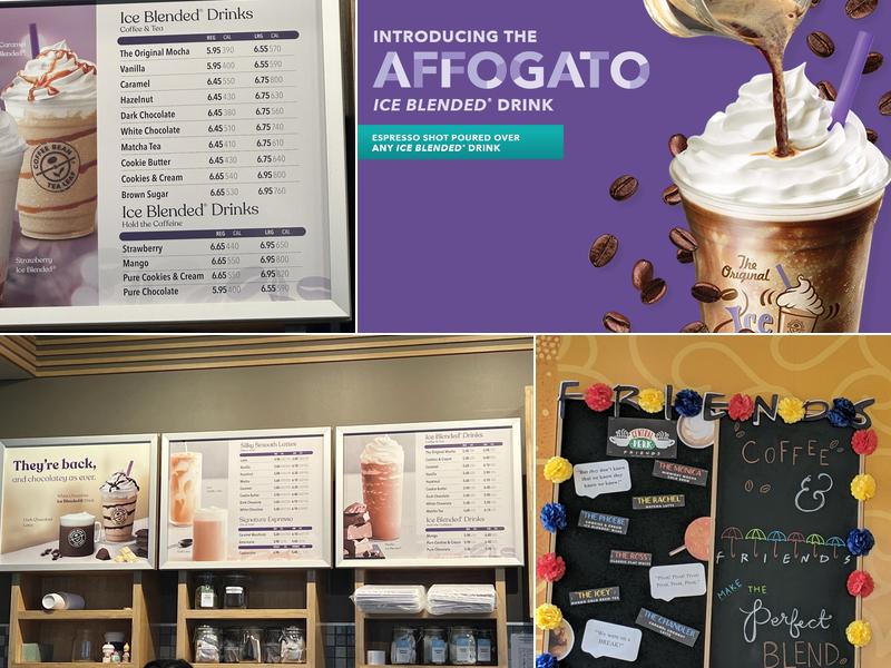 The Coffee Bean & Tea Leaf Menu