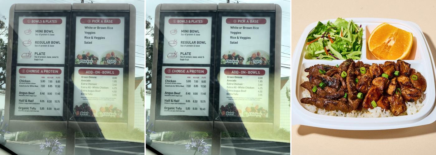 Flame Broiler Menu