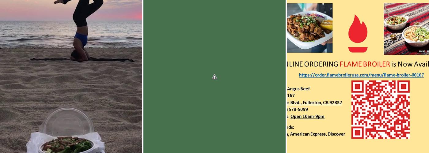 Flame Broiler Menu