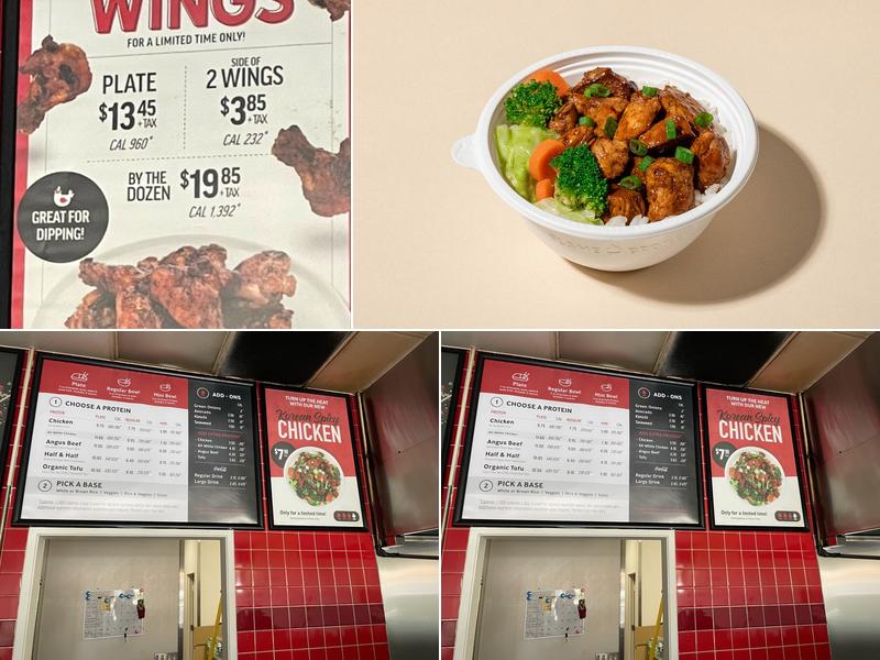 Flame Broiler Menu
