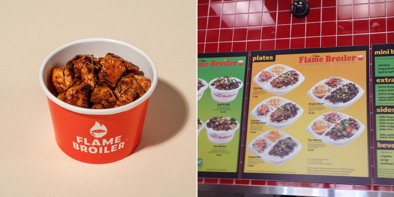 Flame Broiler Menu