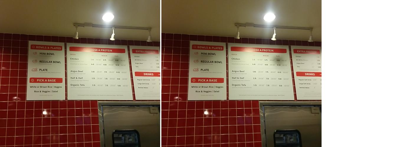Flame Broiler Menu