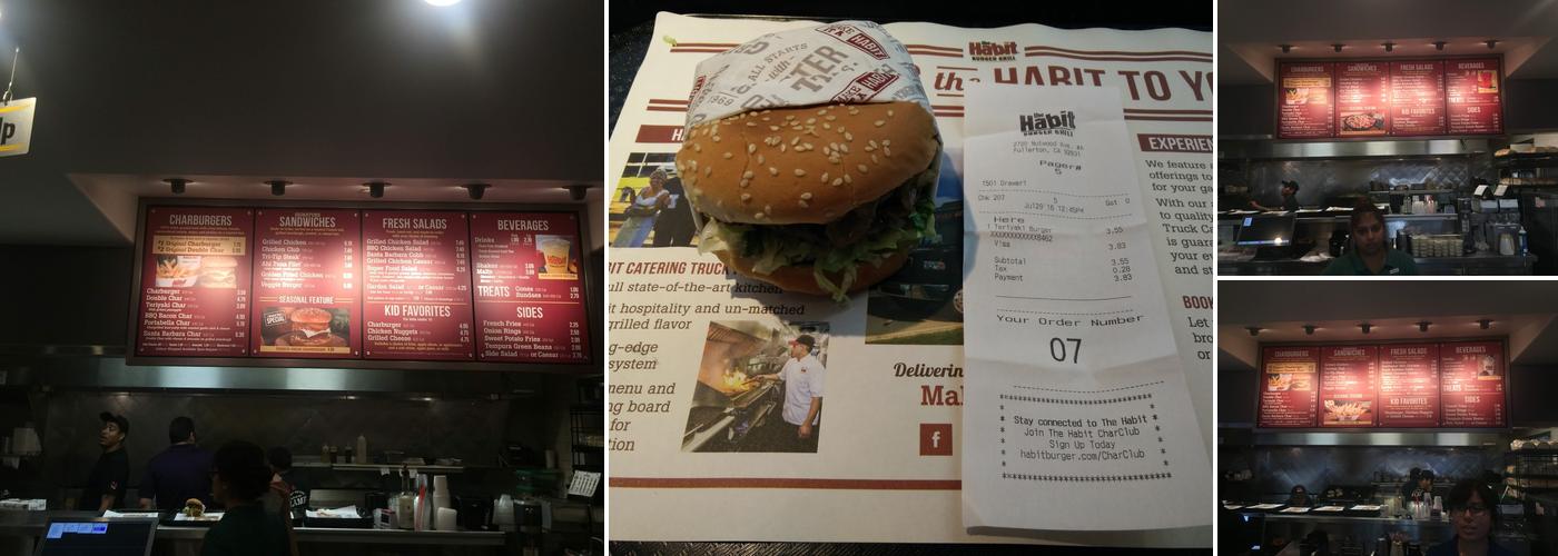 Habit Burger & Grill Menu
