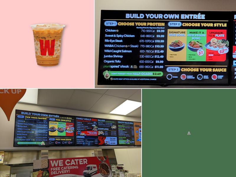 WaBa Grill Menu