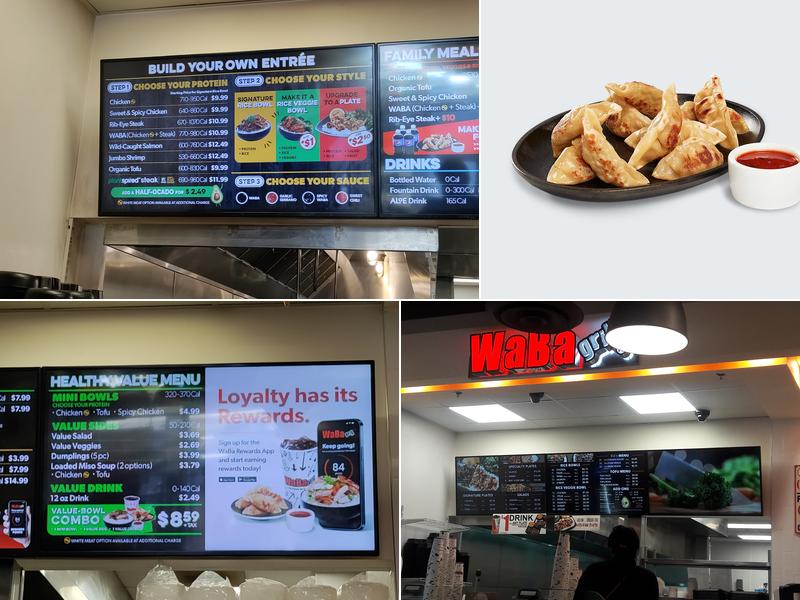 WaBa Grill Menu