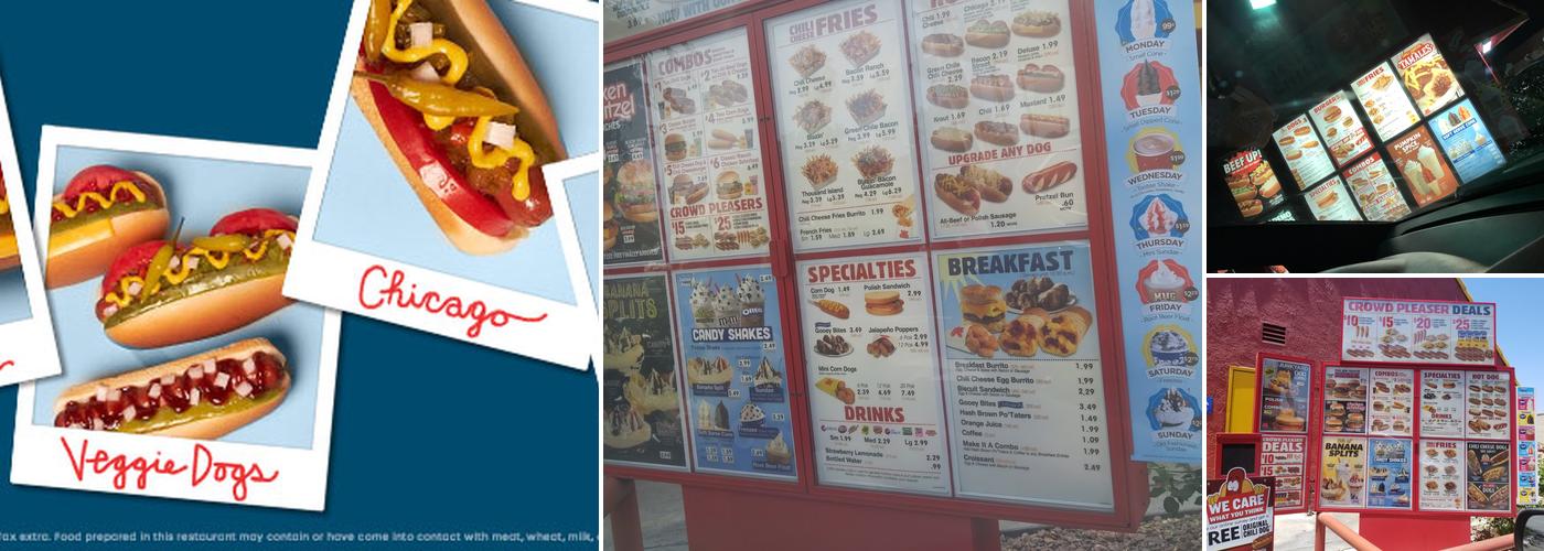 Wienerschnitzel Menu