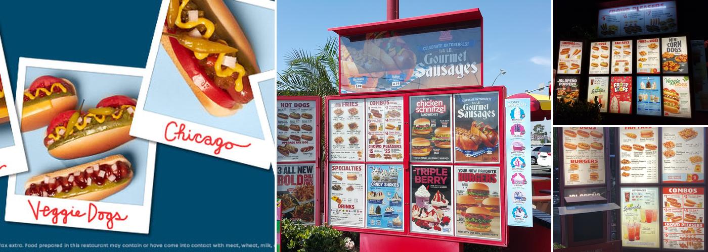 Wienerschnitzel Menu