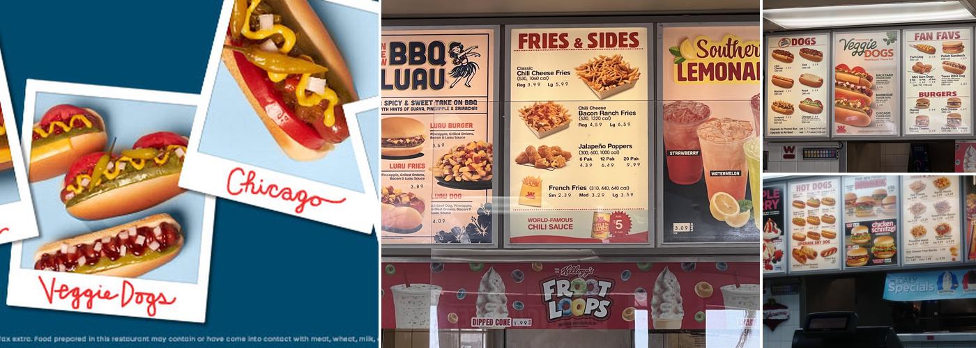 Wienerschnitzel Menu