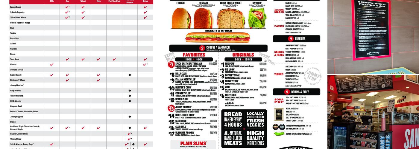 Jimmy John's Menu