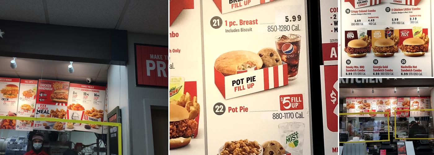 KFC Menu