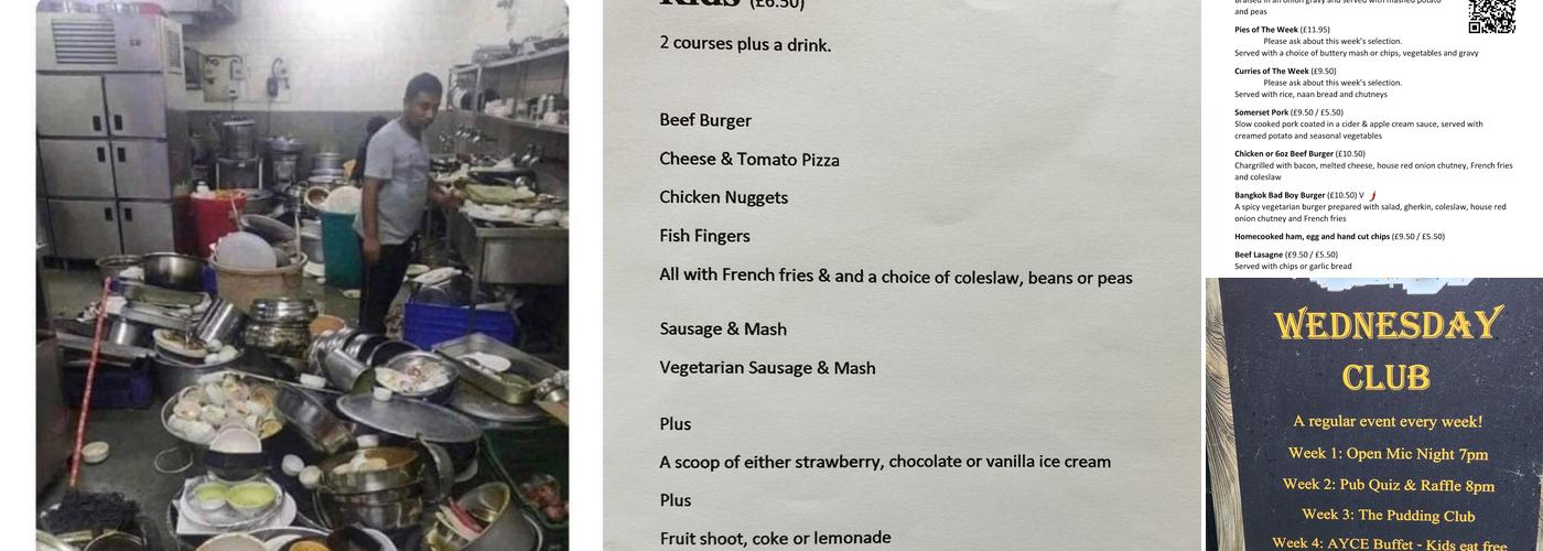 The Hollies Inn Menu