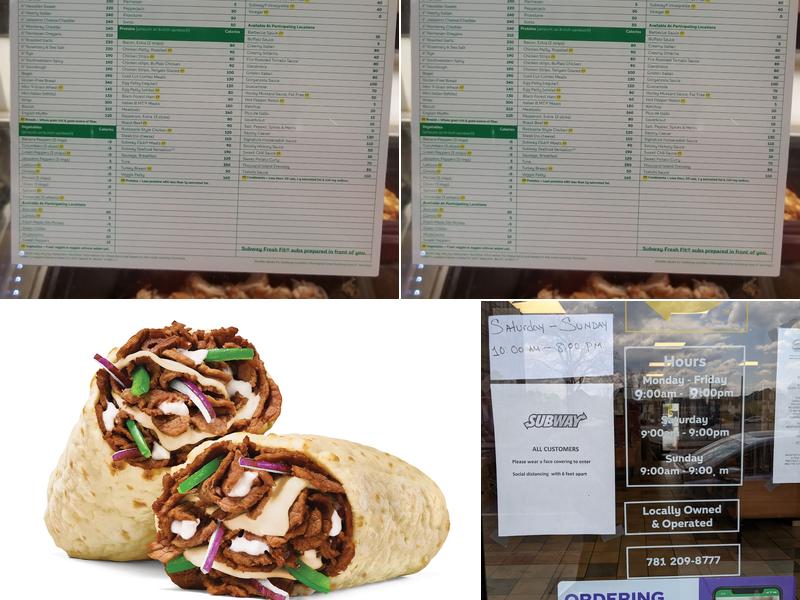 Subway Menu