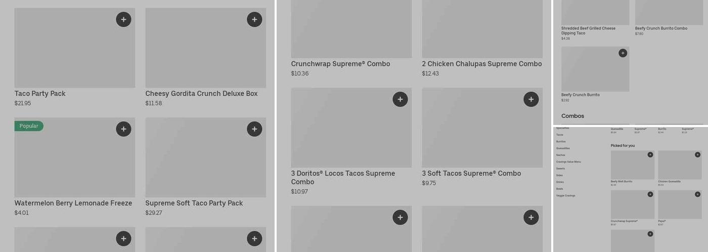 Taco Bell Menu