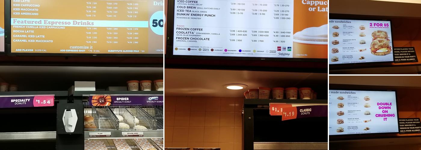 Dunkin' Menu