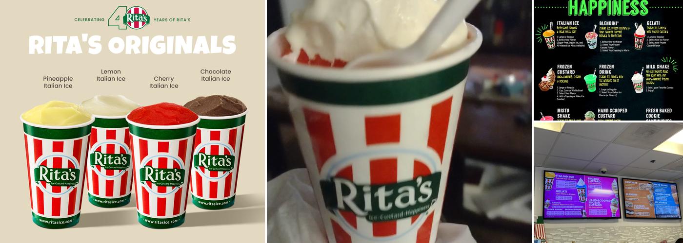 Rita's Italian Ice & Frozen Custard Menu
