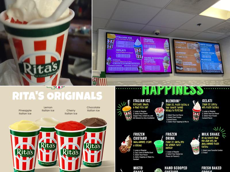Rita's Italian Ice & Frozen Custard Menu