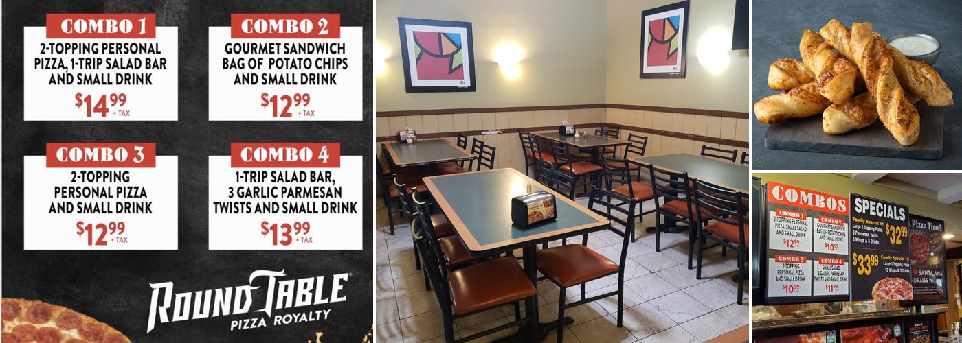 Round Table Pizza Menu