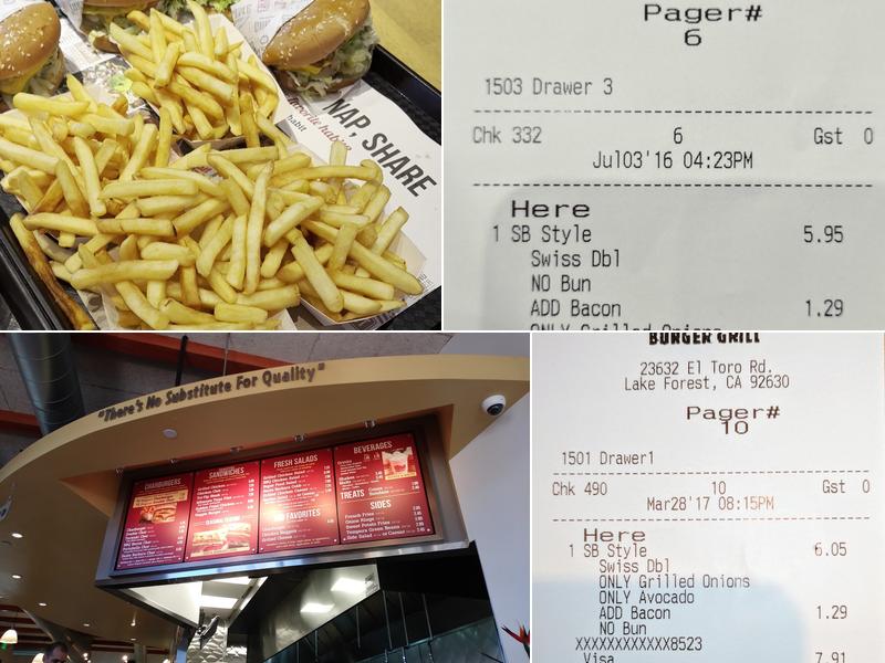 Habit Burger & Grill Menu