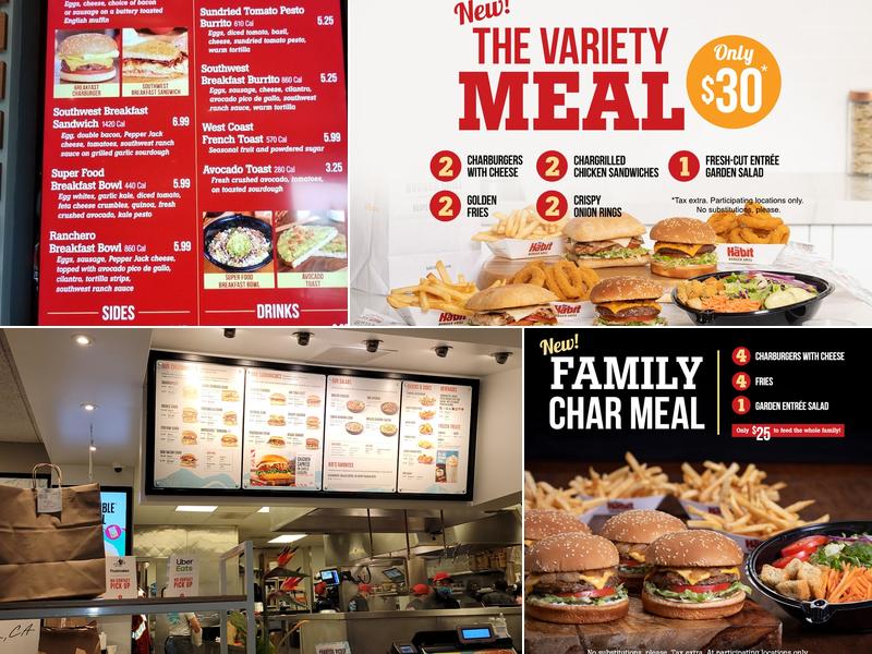 Habit Burger & Grill Menu