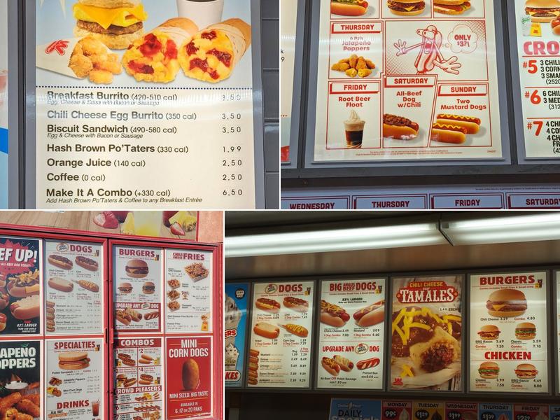 Wienerschnitzel Menu