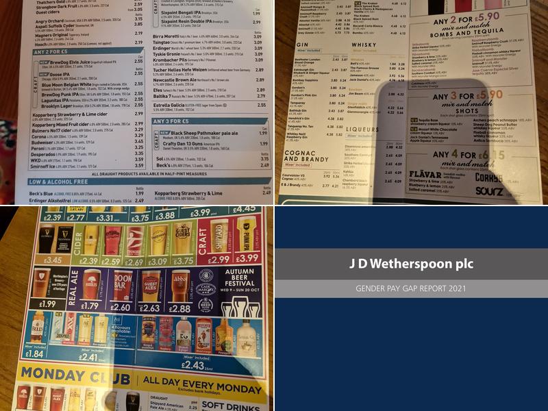 The Silk Mercer - JD Wetherspoon Menu