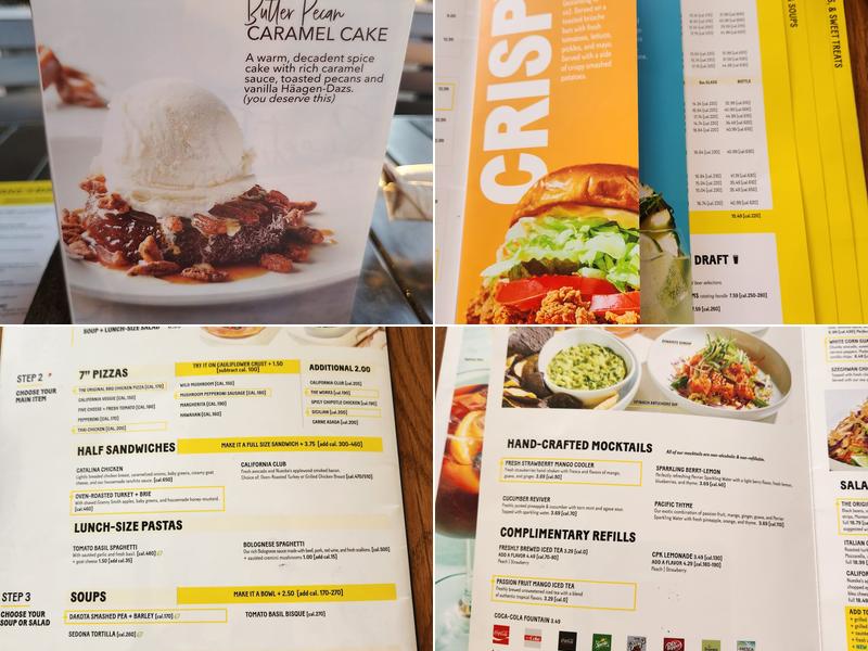 California Pizza Kitchen at Riverside Plaza Menu
