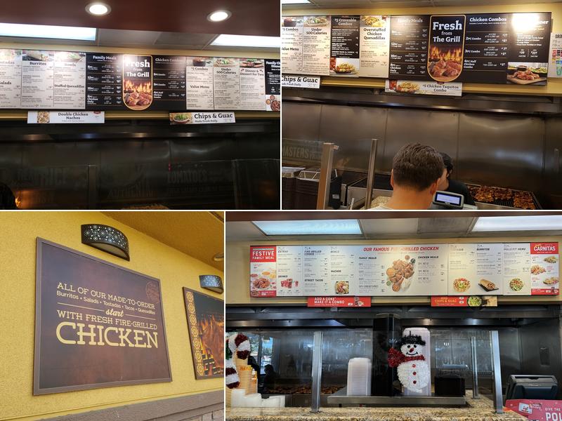 El Pollo Loco Menu