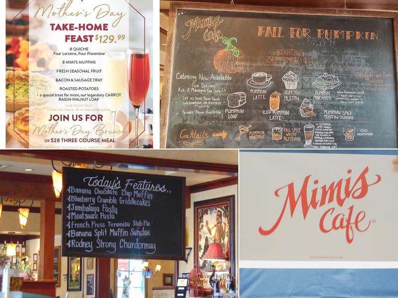 Mimi's Cafe Menu