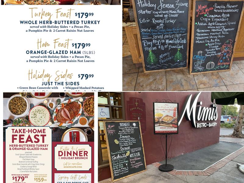 Mimi's Cafe Menu