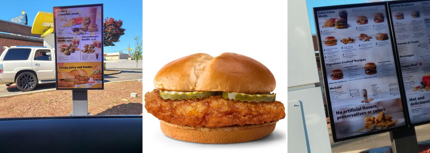 McDonald's Menu