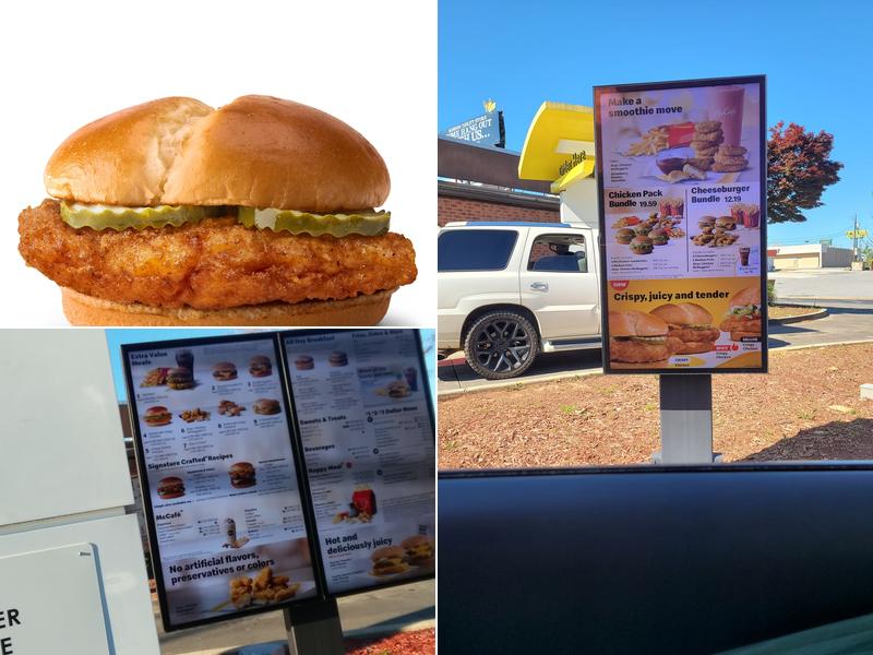McDonald's Menu