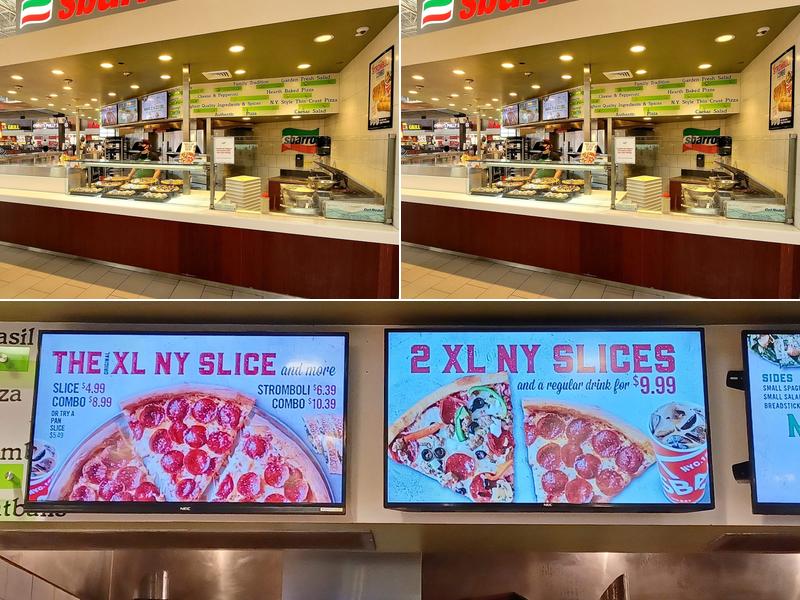 Sbarro Menu