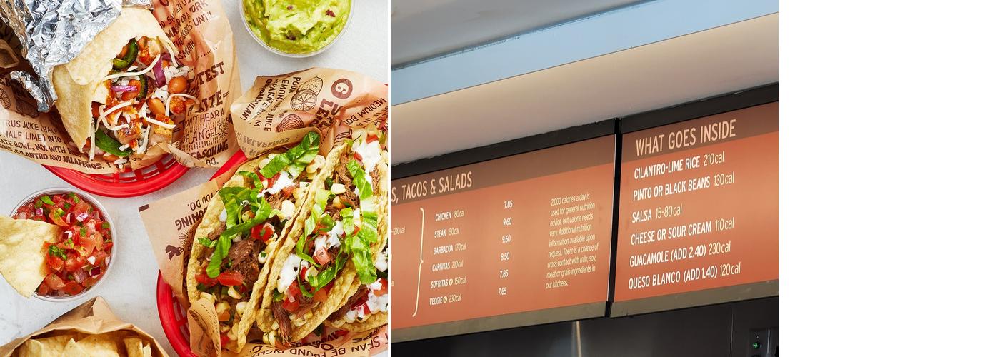 Chipotle Mexican Grill Menu