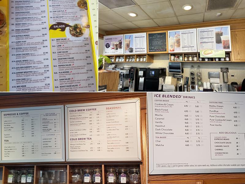 The Coffee Bean & Tea Leaf Menu