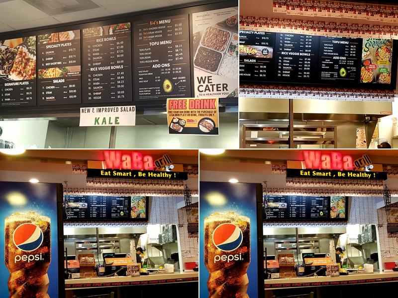 WaBa Grill Menu