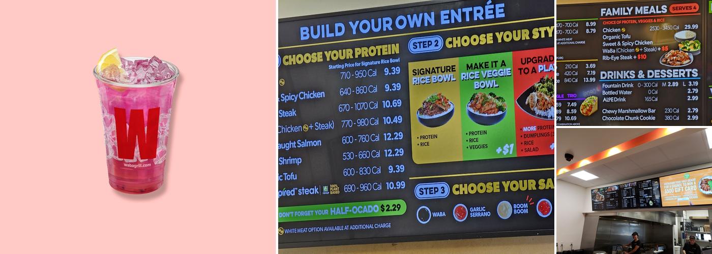 WaBa Grill Menu