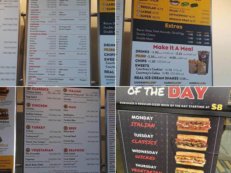 Which Wich Murrieta Menu