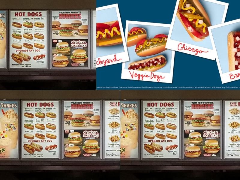 Wienerschnitzel Menu