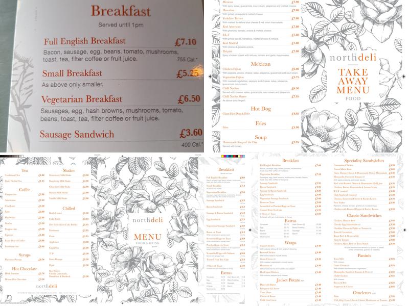 North Street Deli Menu