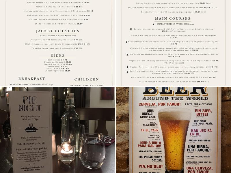 The Windmill Inn Menu