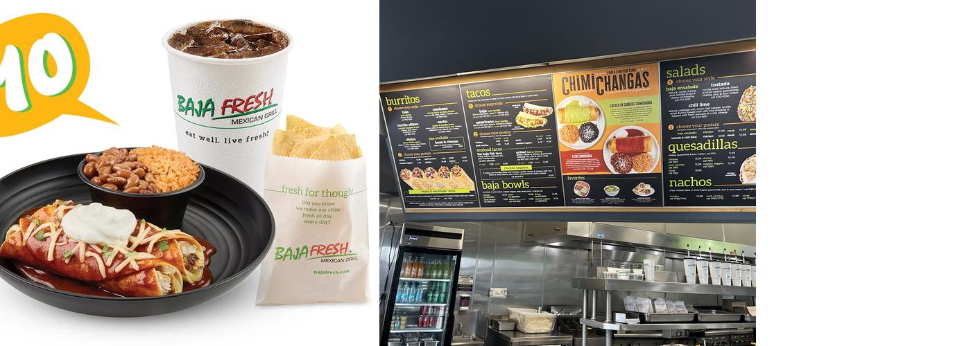 Baja Fresh Menu