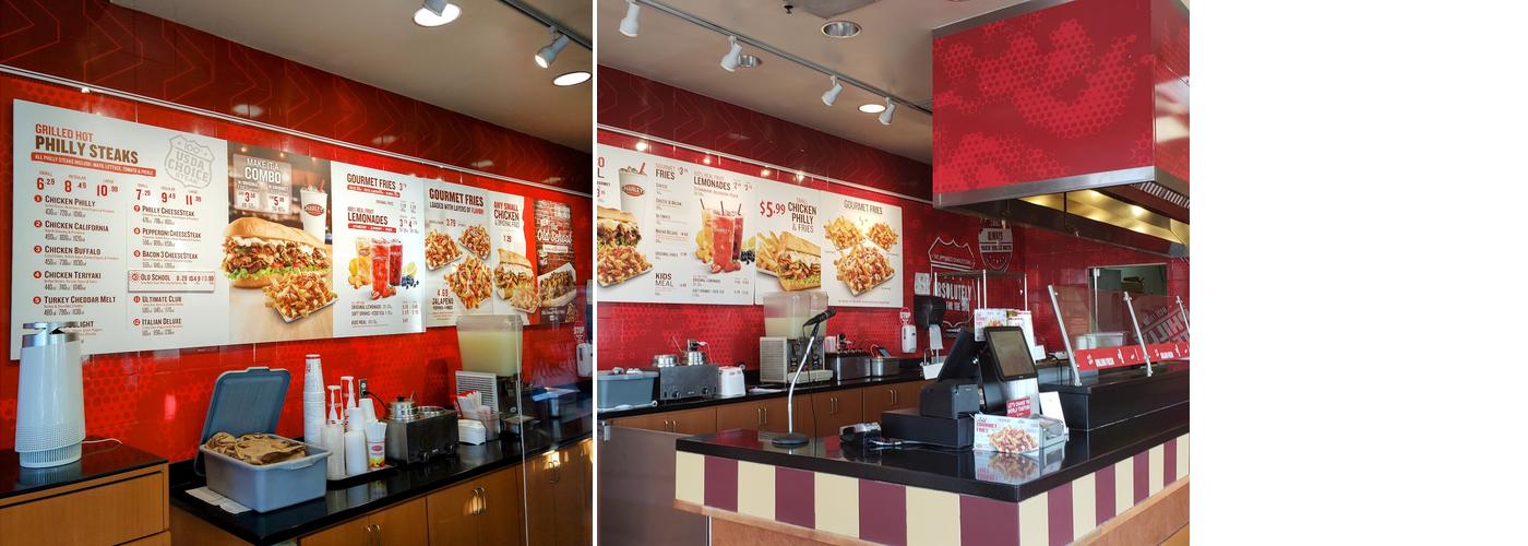 Charleys Cheesesteaks Menu