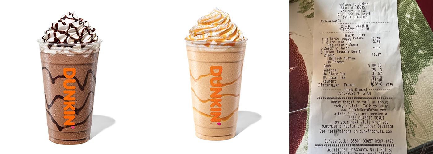 Dunkin' Menu