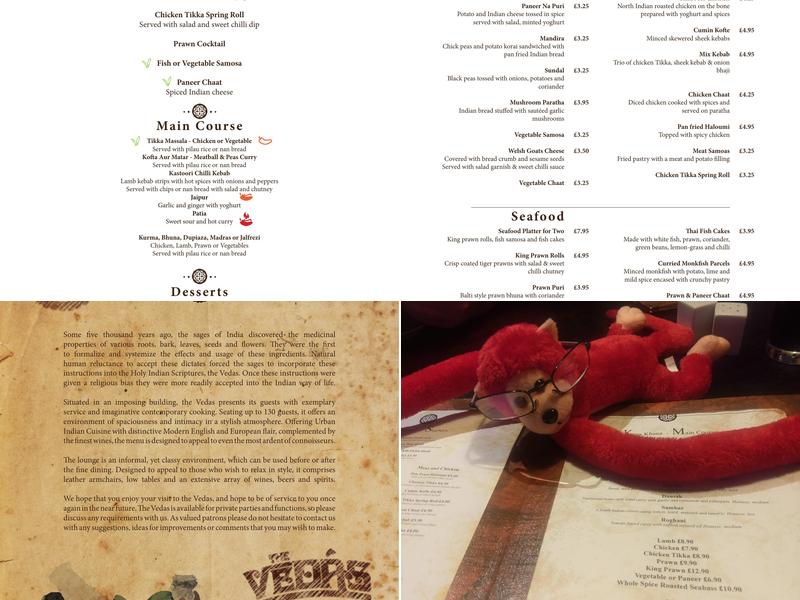 The Vedas Menu