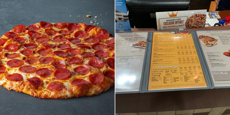 Round Table Pizza Menu