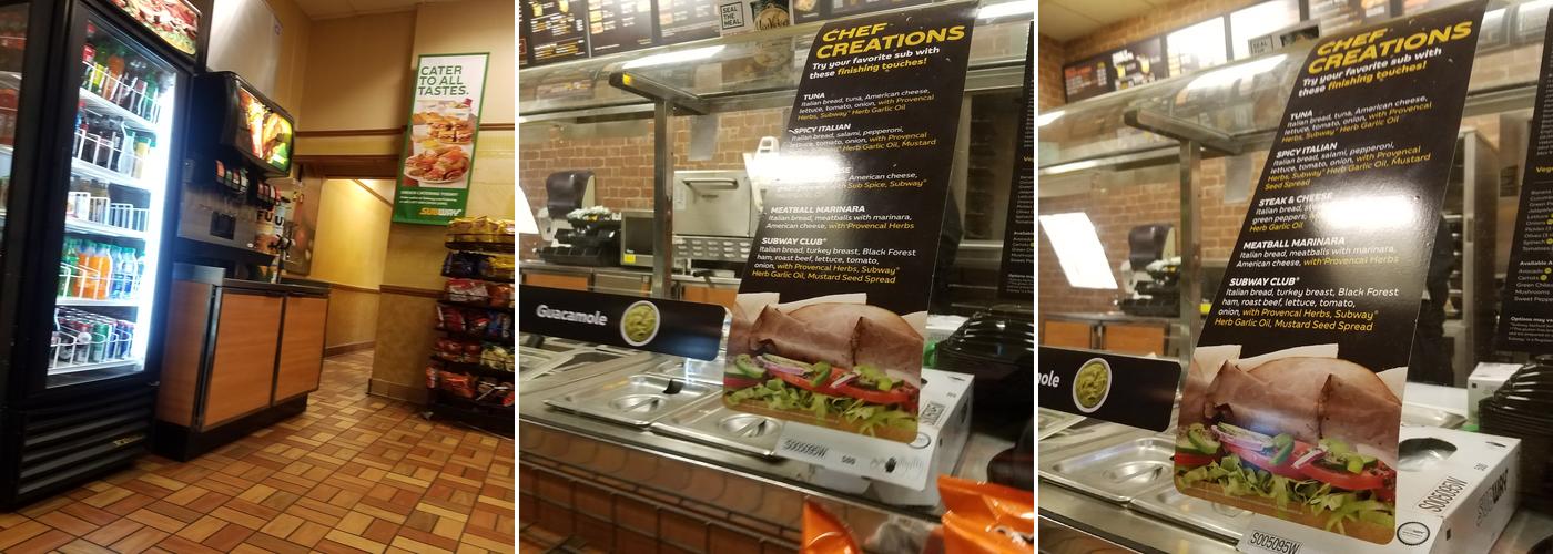Subway Menu