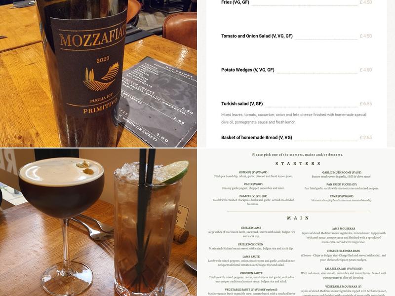 The Olive Branch Menu